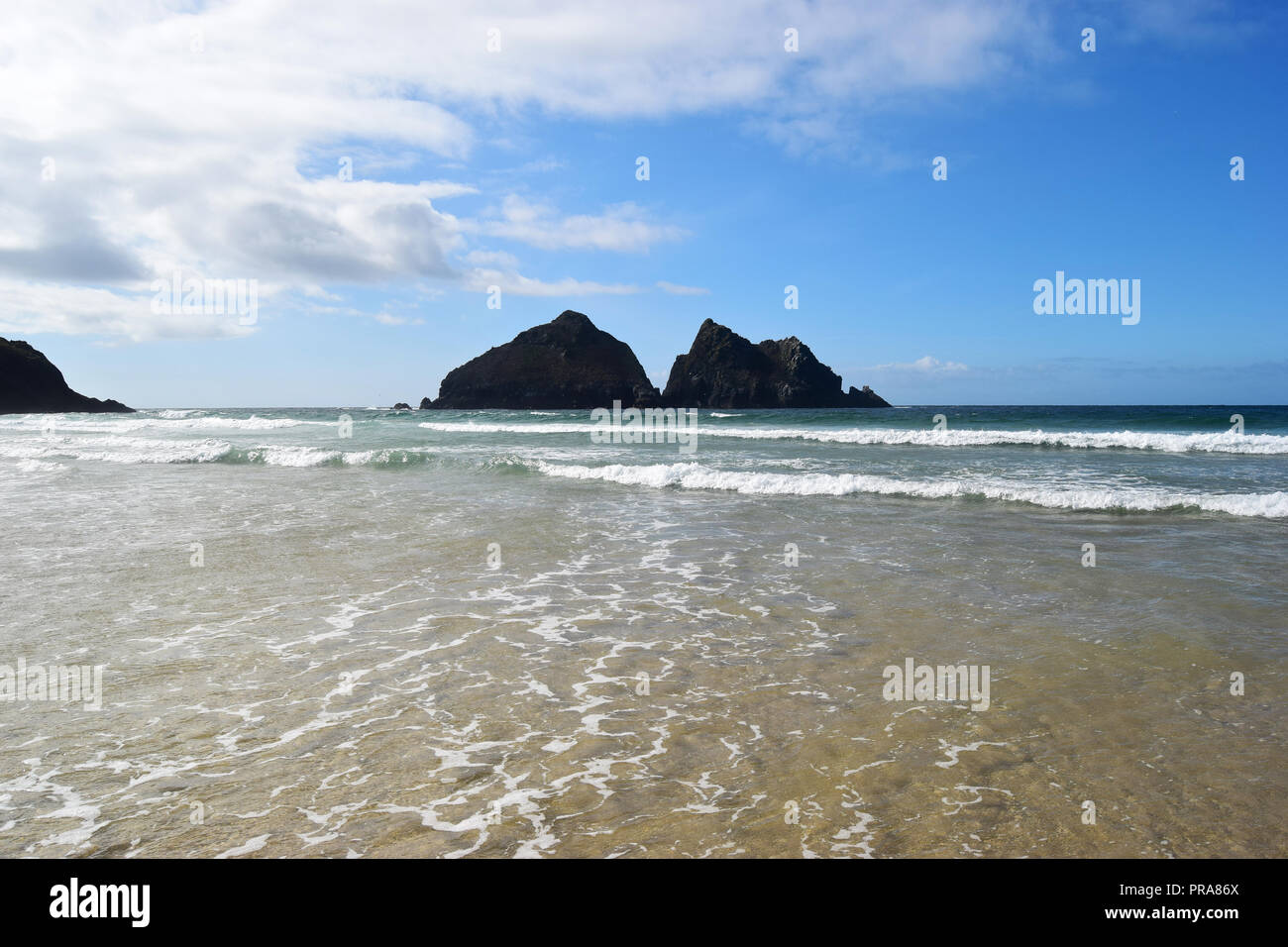 Holywell Beach, Holywell, Cornwall, 140918 Stock Photo Alamy