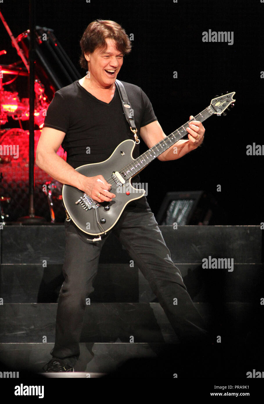 Eddie Van Halen with Van Halen performs in concert at the BankAtlantic Center in Sunrise, Florida on April 10, 2012. Stock Photo