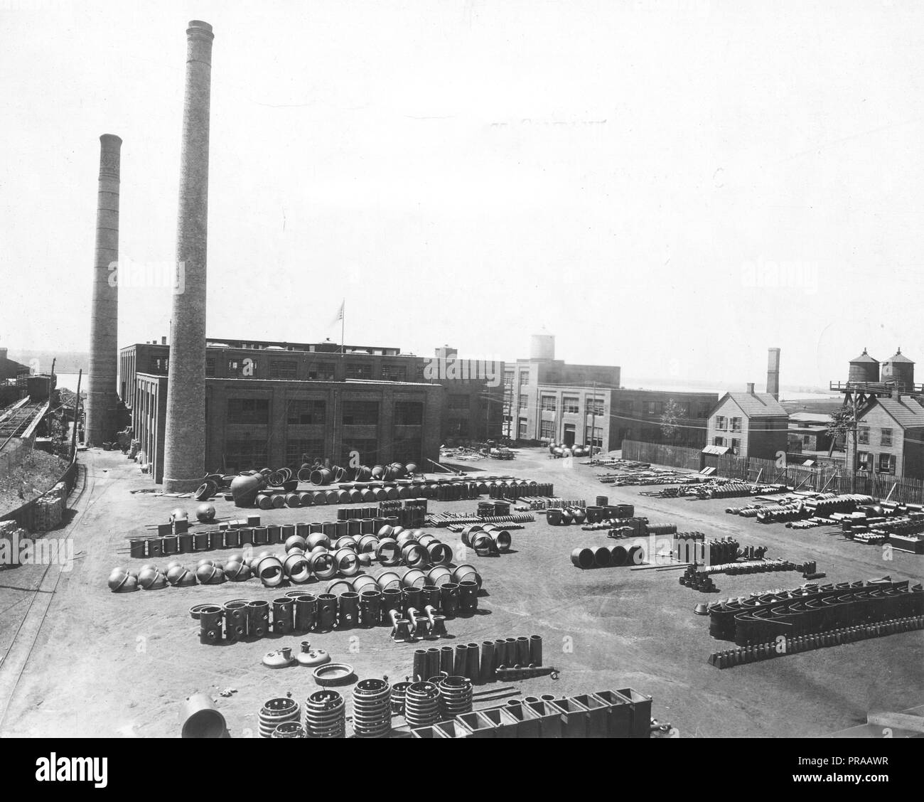 1918 Alien Property Custodian - Property Seized - Plant No. 1 of the General Ceramics Company, Keasbey, N.J., which has been taken over by the Alien Property Custodian Stock Photo
