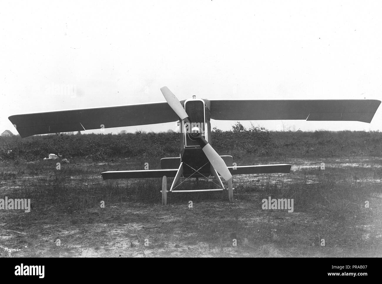 Christmas Bullet Flexible Aeroplane. Strutless biplane exhibited at Aeronautical Exposition, New York City, March 1-15, 1919. Stock Photo