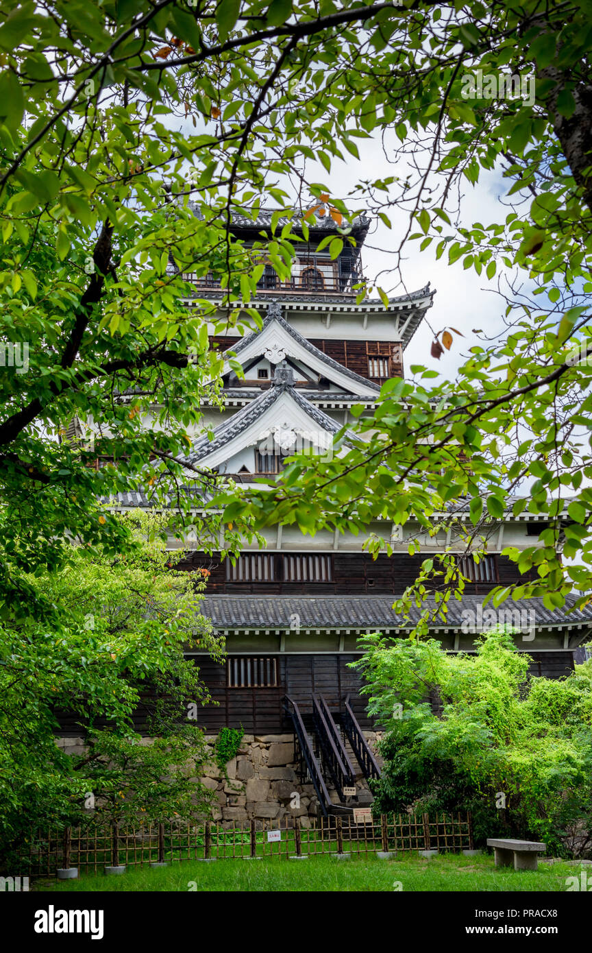 Hiroshima castle in Japan Stock Photo