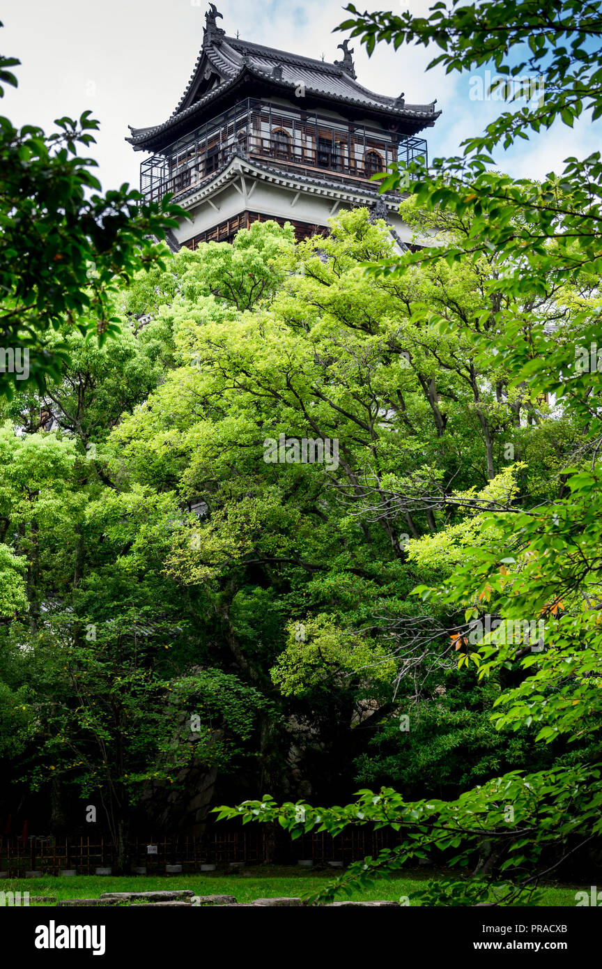 Hiroshima castle in Japan Stock Photo