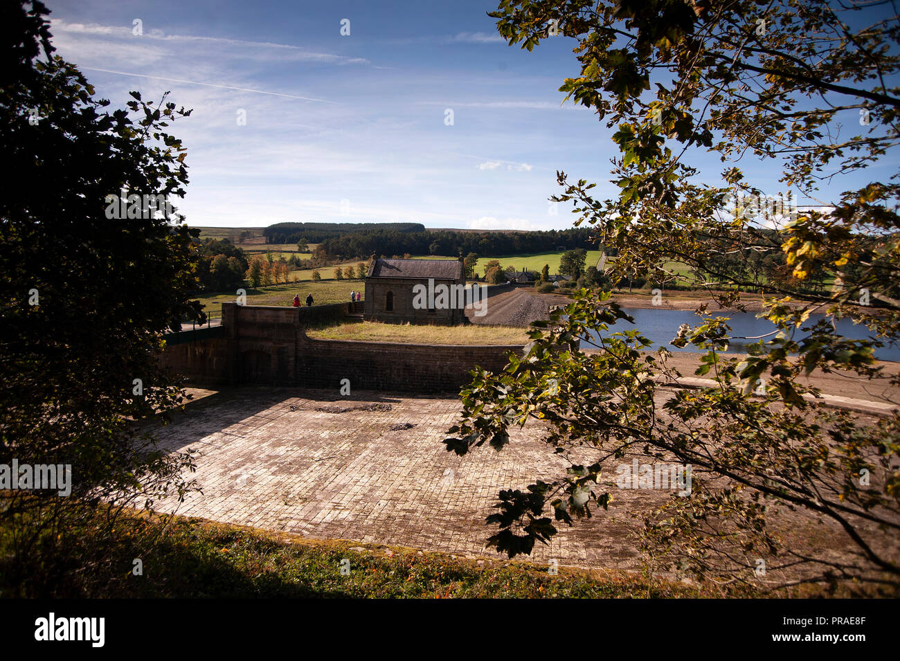 Tunstall Reservoir near Wolsingham, in Weardale, County Durham. Stock Photo