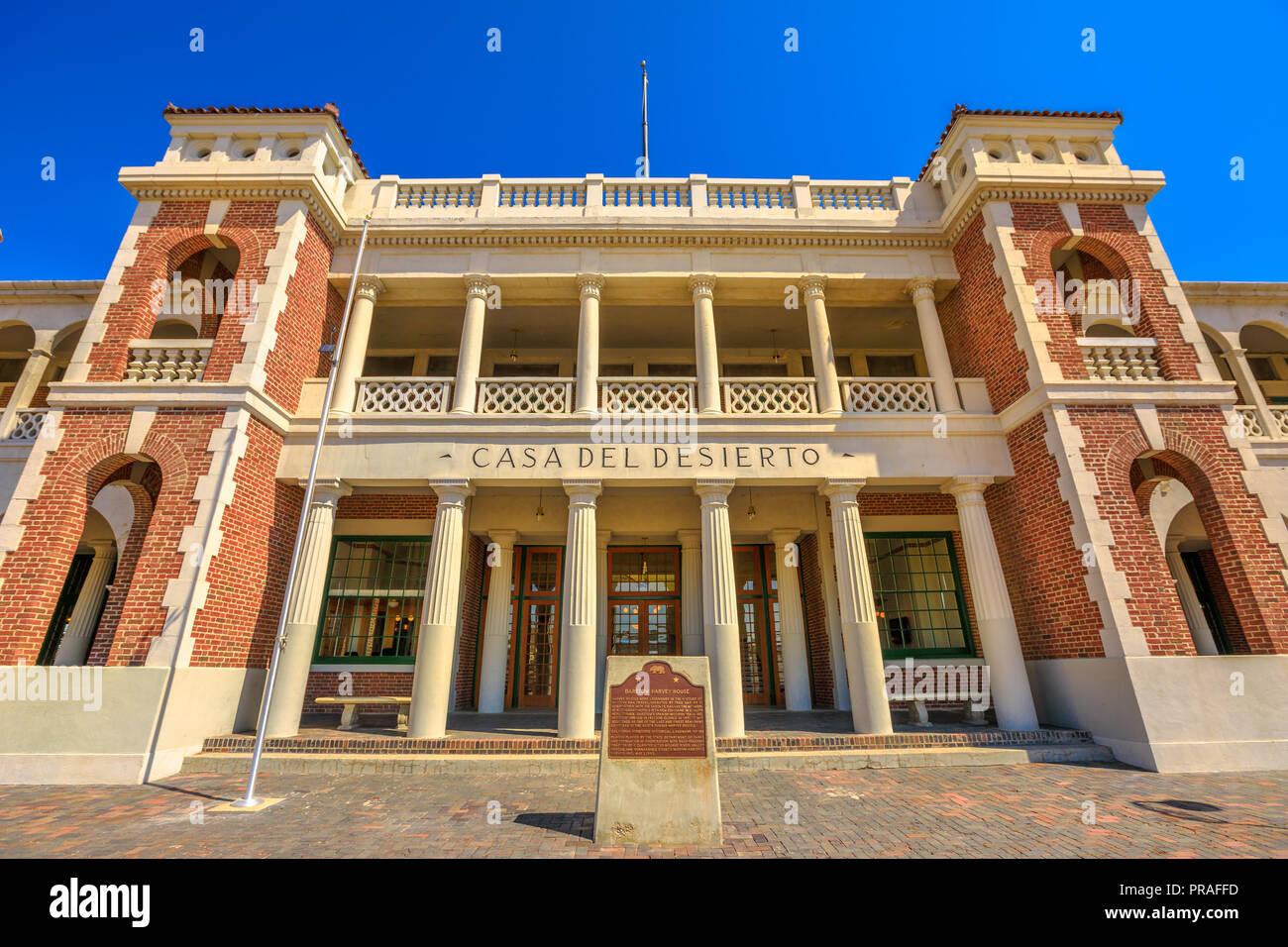 Harvey house historic landmark barstow hires stock photography and