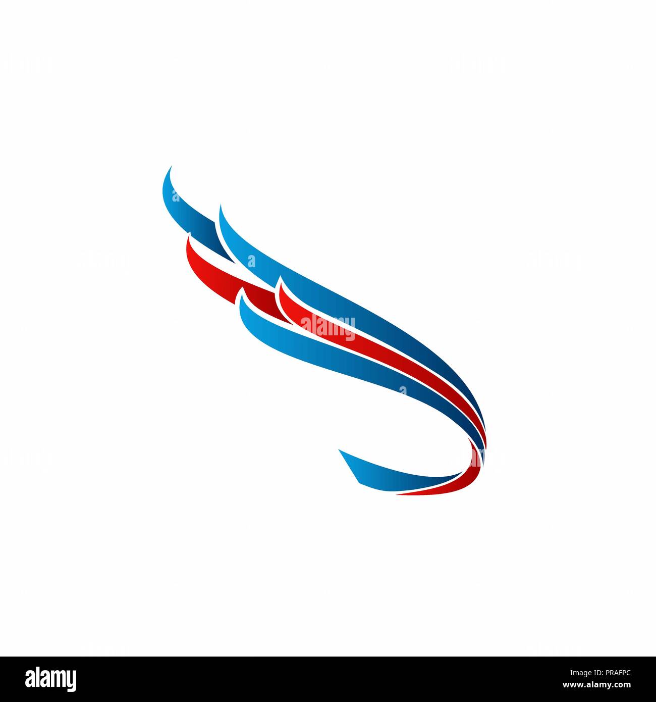 Abstract Wing Logo concept design template Stock Vector Image & Art Alamy