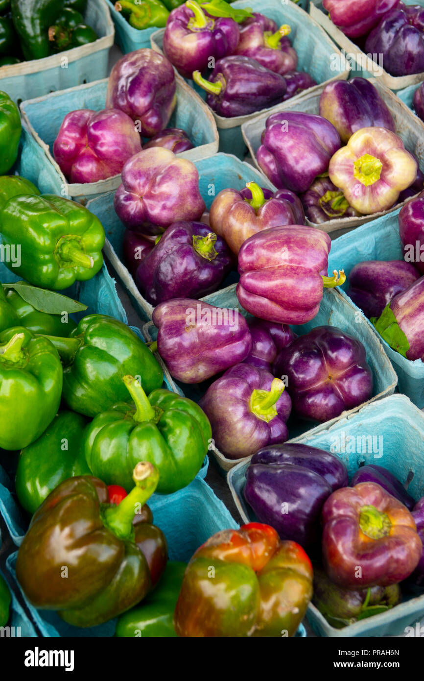 Green pepper peppers fruit hi-res stock photography and images - Alamy