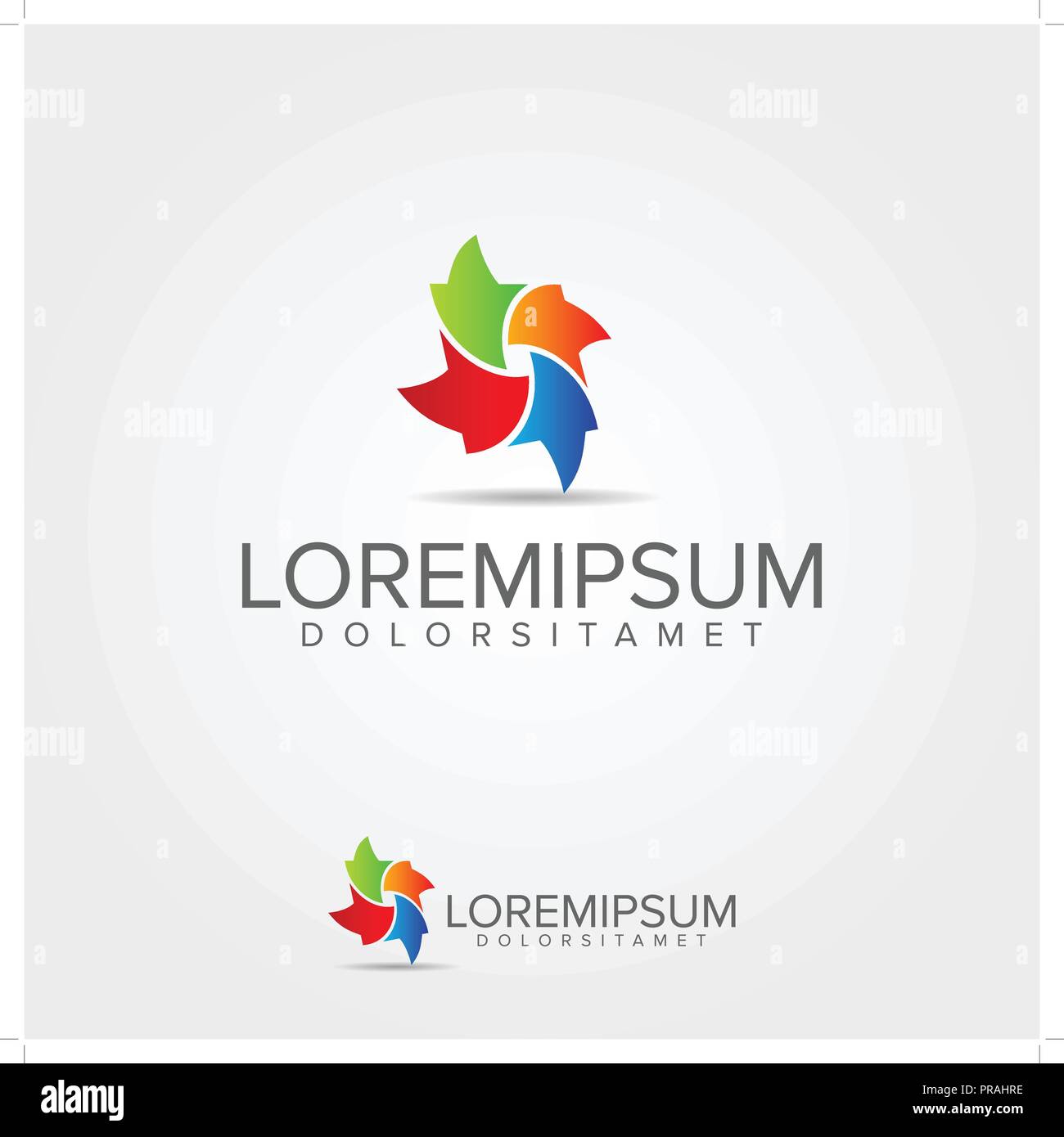 Abstract  arrow Logo Template	 Stock Vector