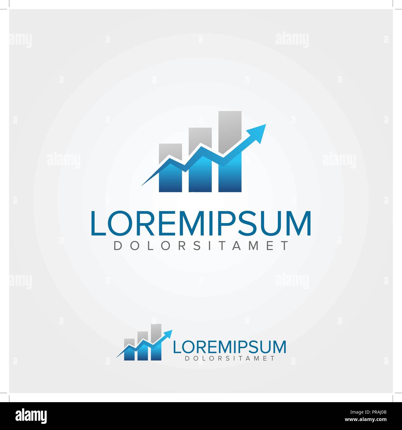 Business Finance Logo Template Stock Vector