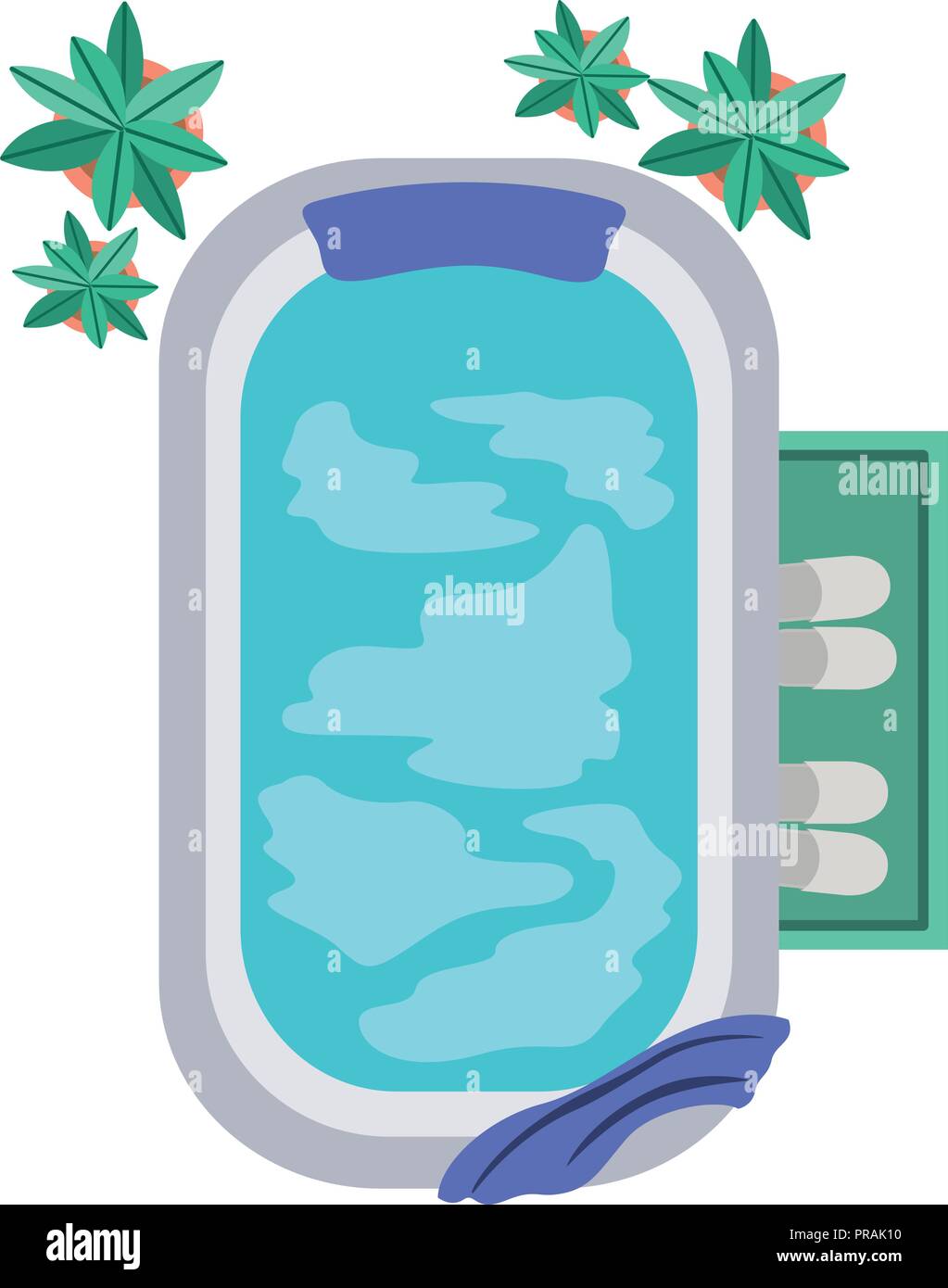 bath room with bathtub isolated icon Stock Vector Image & Art - Alamy