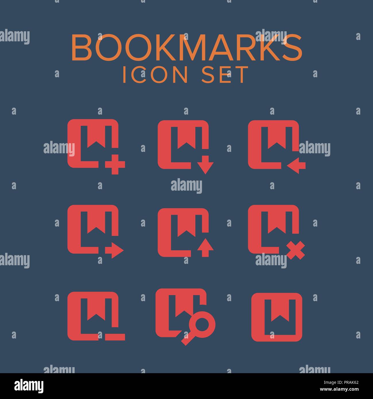bookmarks Icon set Stock Vector Image & Art Alamy