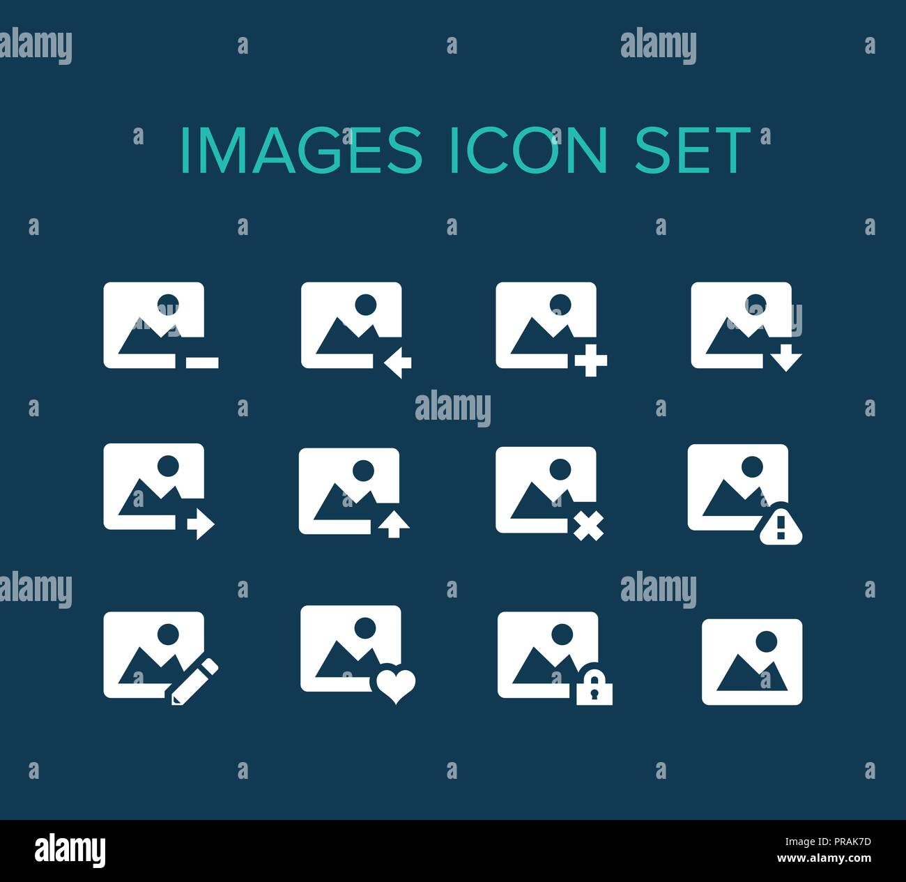 images Icon Set Stock Vector Image & Art - Alamy