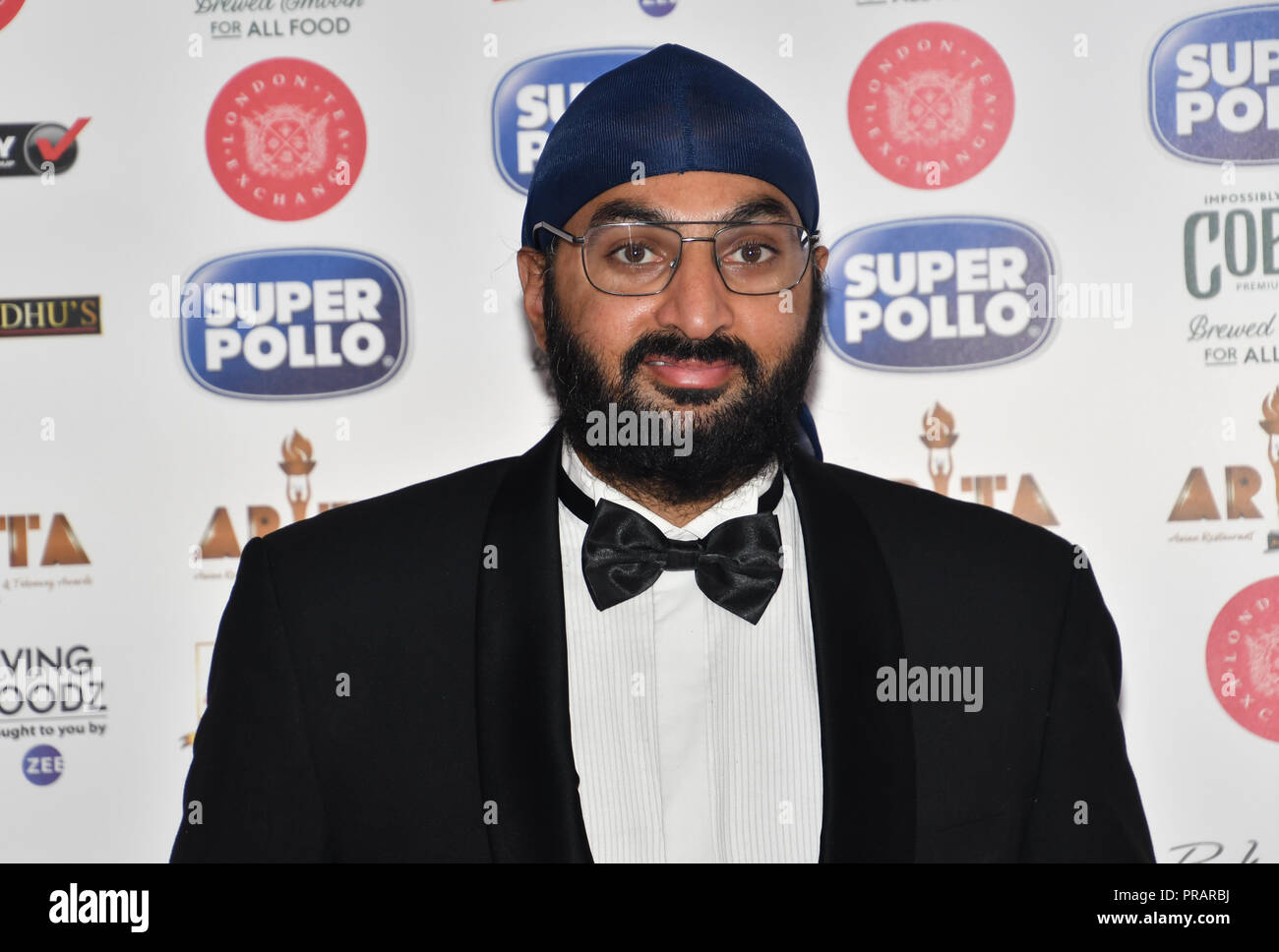 London, UK. 30th Sept, 2018. Monty Panesar attend Asian Restaurant