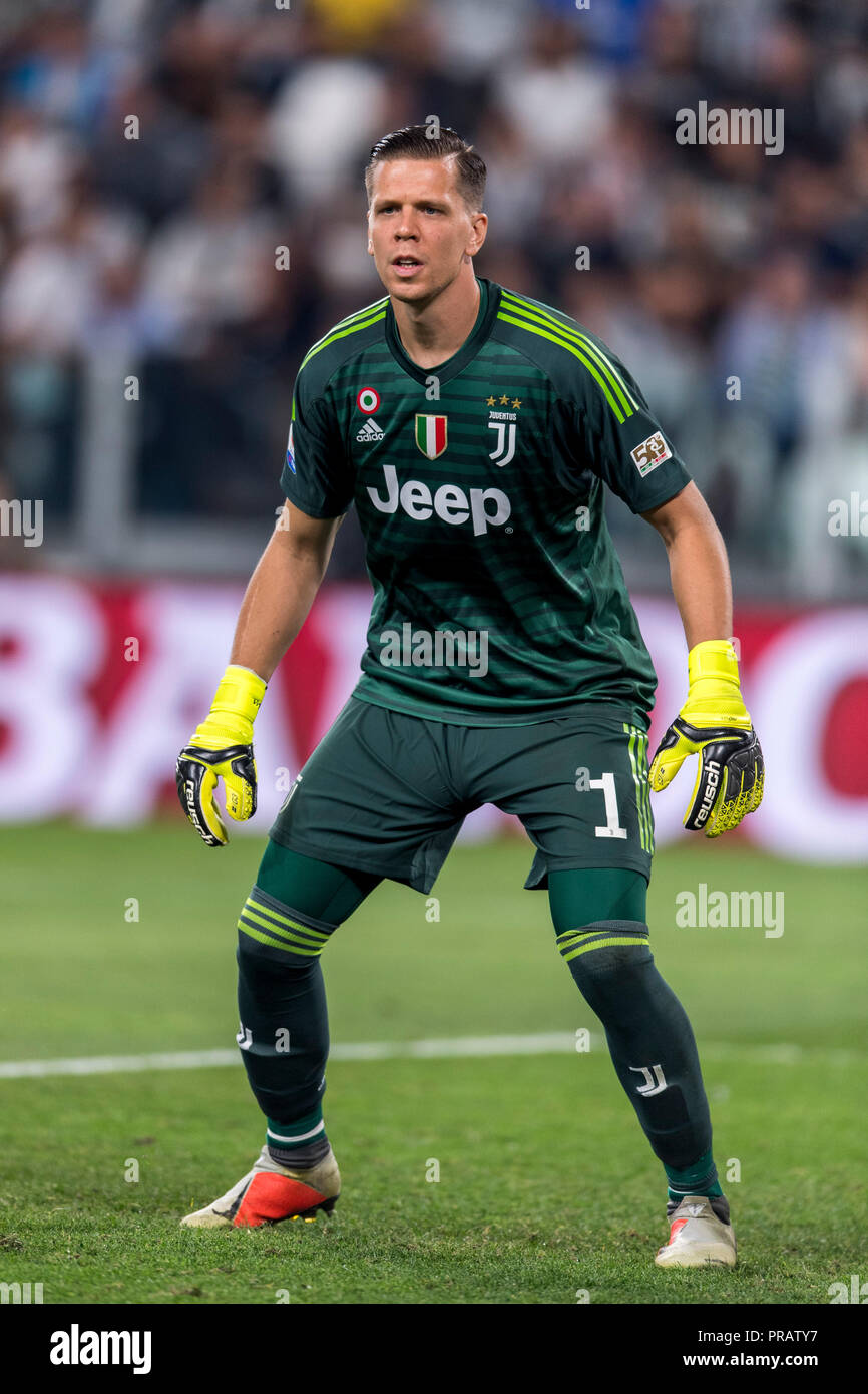 Wojciech Szczesny (Juventus) during the Italian "Serie A" match between Juventus 3-1 Napoli at Allianz Stadium on September 29, 2018 in Torino, Italy. Credit: Maurizio Borsari/AFLO/Alamy Live News Stock Photo