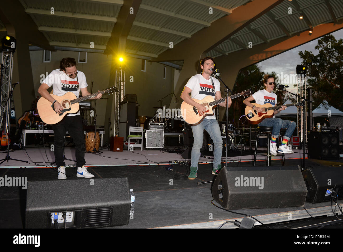 Parkland FL, USA. 30th Sep, 2018. Pete Nappi, Ethan Thompson and ...