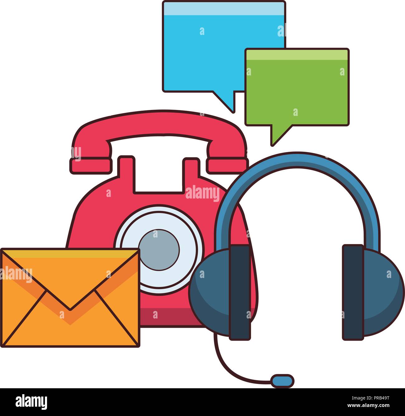 Call center elements Stock Vector Image & Art - Alamy