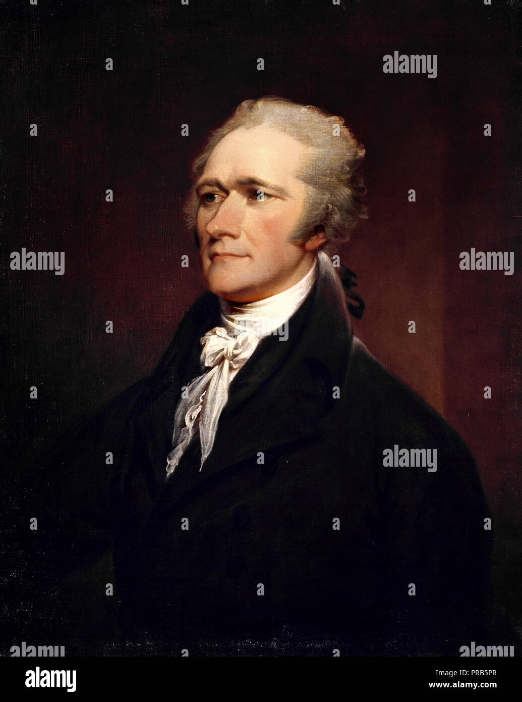 John Trumbull, Alexander Hamilton 1806 Oil on canvas, National Portrait Gallery, Washington, D.C., USA. Stock Photo
