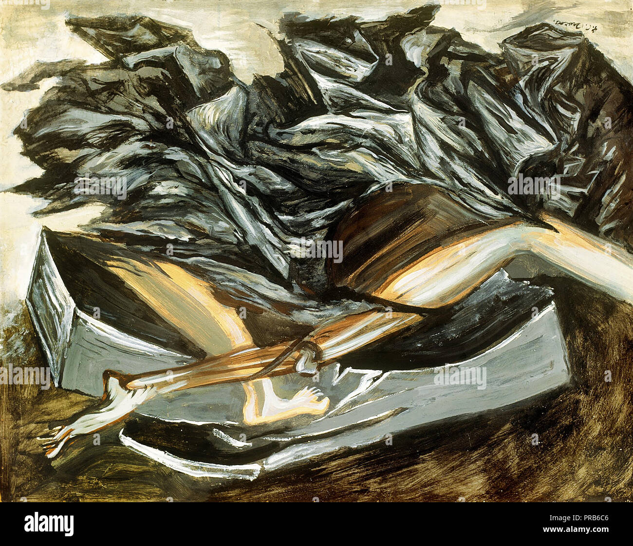 Jose Clemente Orozco, Mayor State of Buffoons 1946 Oil on canvas, Museum of Latin American Art. Stock Photo