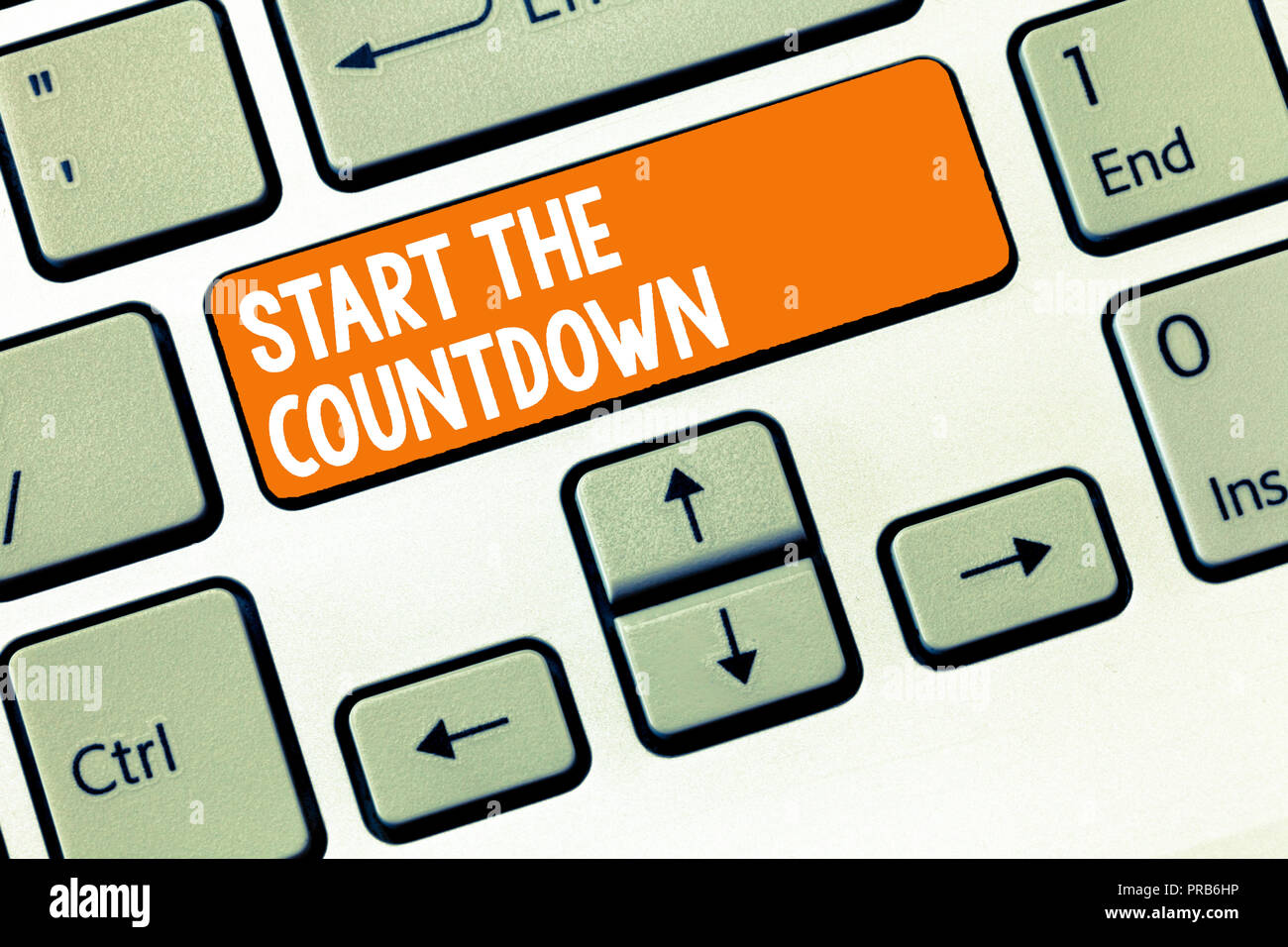 Handwriting text writing Start The Countdown. Concept meaning Sequence