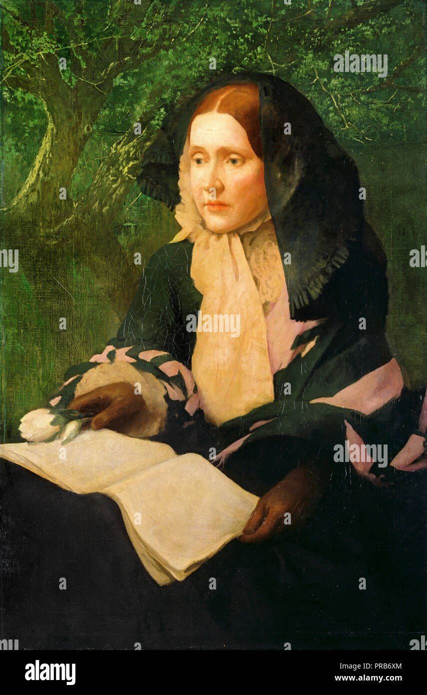 John Elliott, Julia Ward Howe, Circa 1910-1925, Oil on canvas, National Portrait Gallery, Washington, D.C., USA. Stock Photo