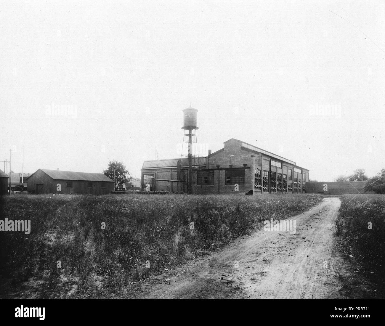 Alien Property Custodian - Property Seized - Seizures made by Alien Property Custodian. The Schutte & Koering Company's Plant, Cornwells, Bucks County, PA. View of plant facing south Stock Photo