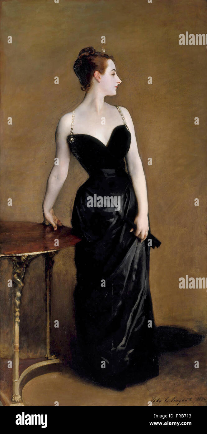 John Singer Sargent, Madame X, Madame Pierre Gautreau 18831884 Oil on canvas, Metropolitan