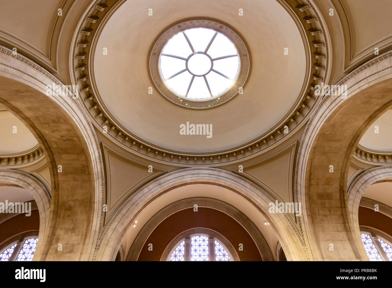 New York City, USA - October 8, 2017: Interior View of the Metropolitan Museum of Art in New York City. Stock Photo
