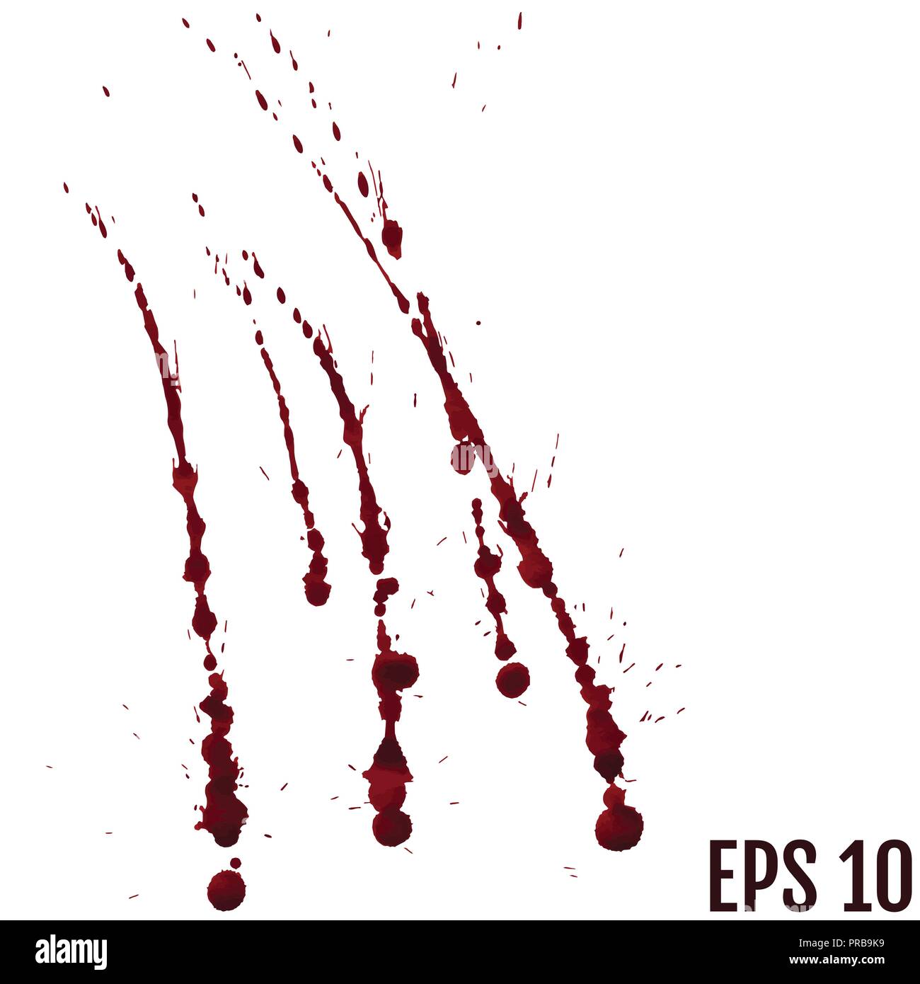 Dripping red ink Stock Vector Images - Alamy