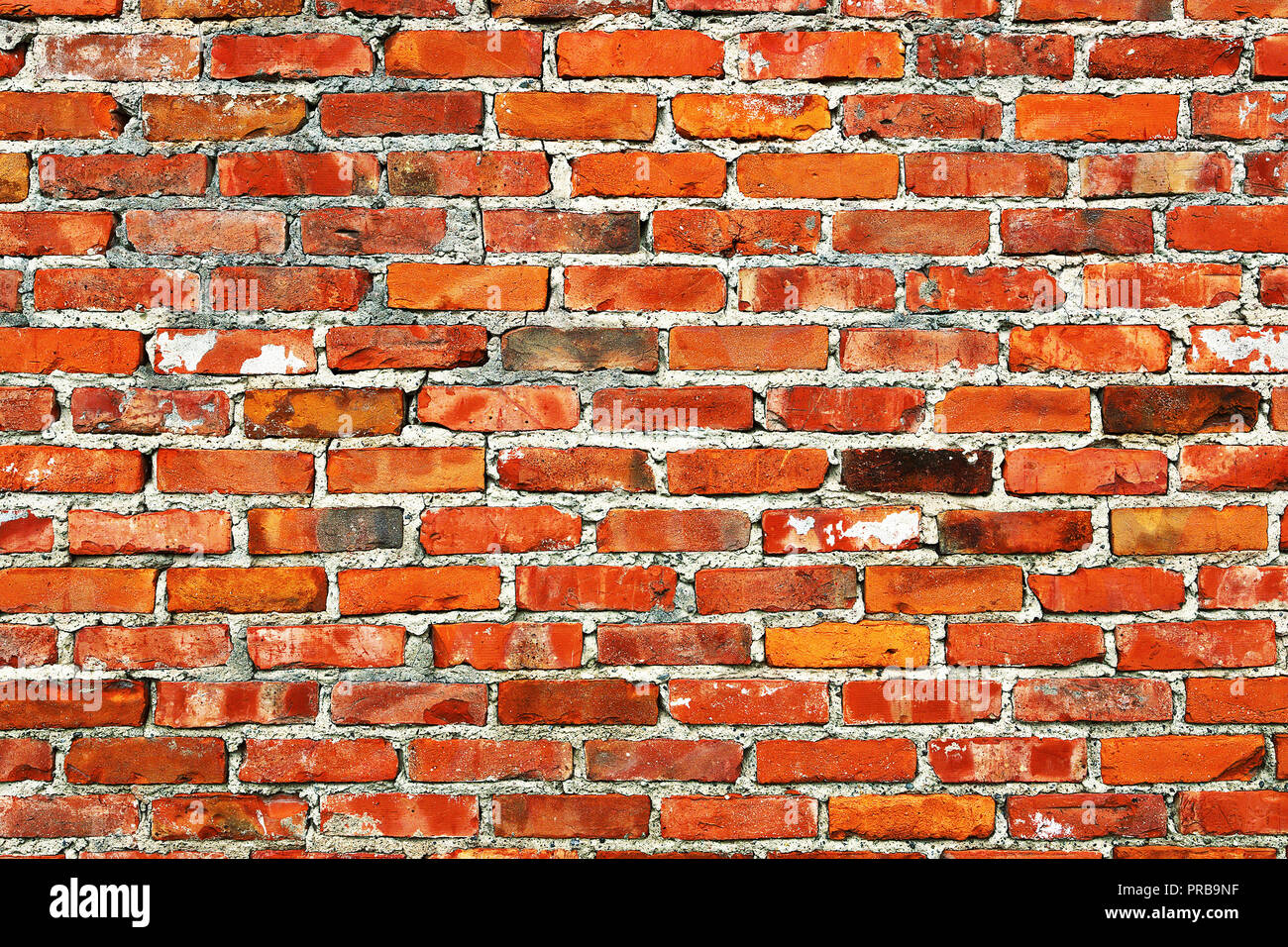 red bricks wall surface, texture for your design Stock Photo