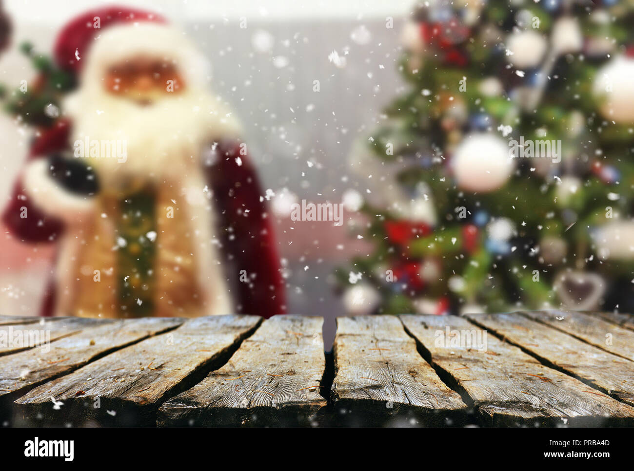 Christmas background table Stock Photo - Alamy