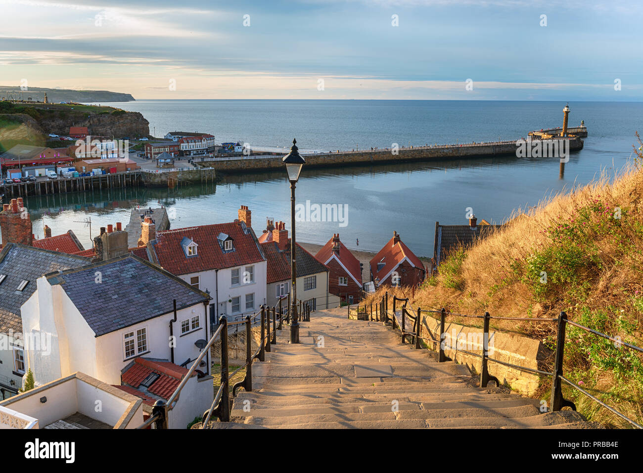 Whitby 199 steps hi-res stock photography and images - Alamy