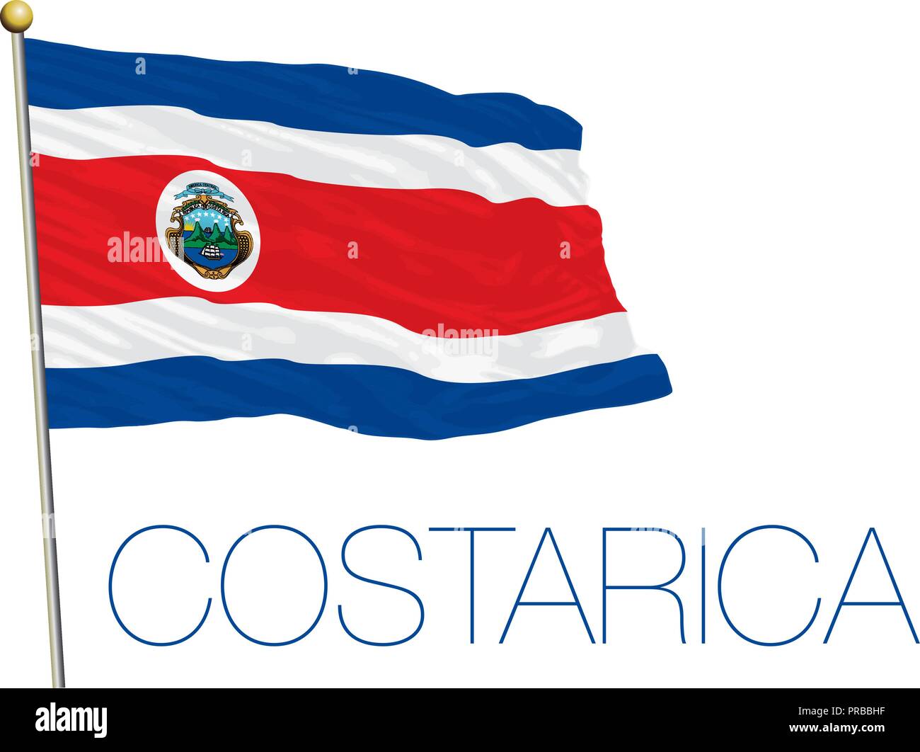 Costa Rica Vector Vectors High Resolution Stock Photography And Images Alamy