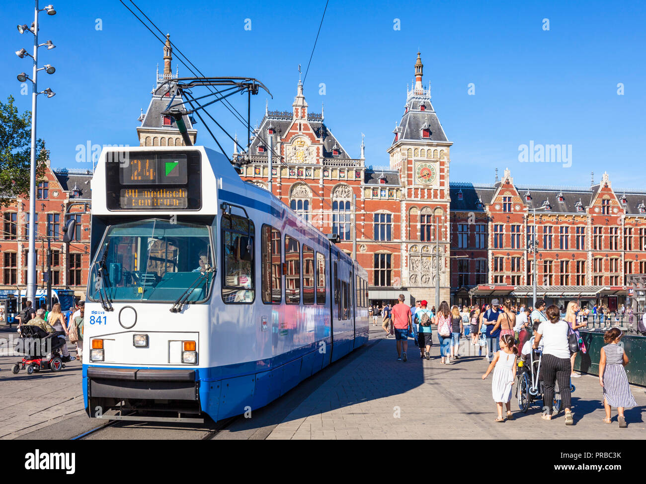 Amsterdam Central Station Amsterdam Train station amsterdam Centraal people crossing to the