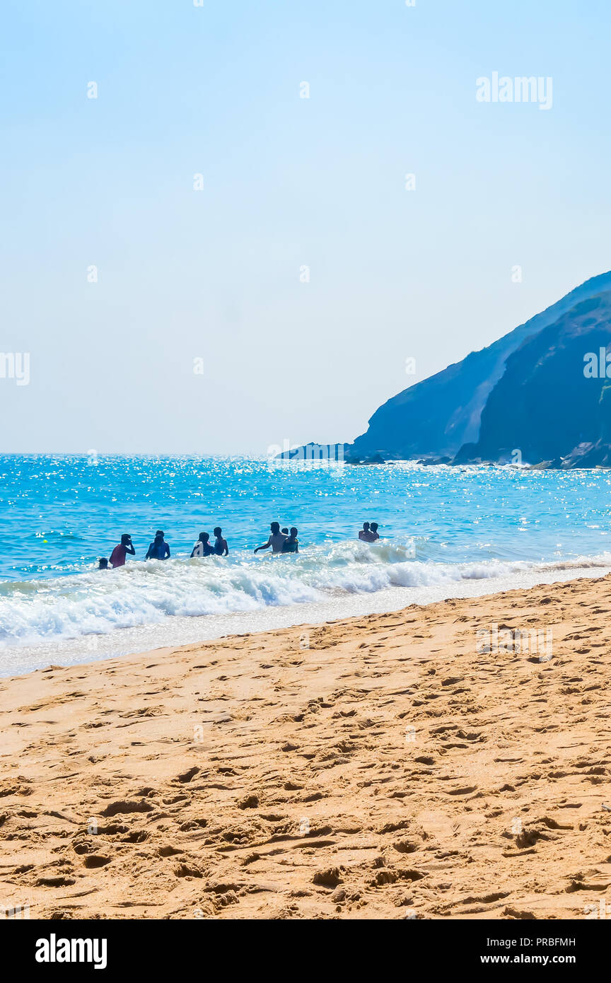 Photograph of Goa Sea Beach taken in Christmas Holiday during New Year  celebration in landscape style Use for background screen saver e-cards  website Stock Photo - Alamy