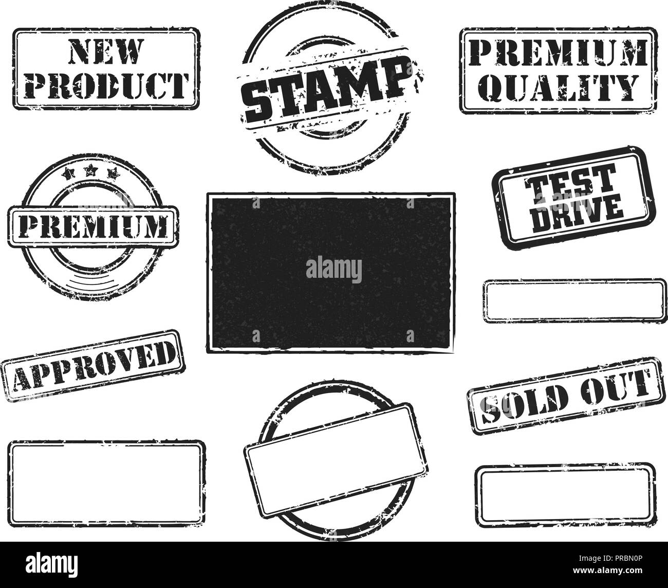 Empty out stamp Stock Vector Images Alamy
