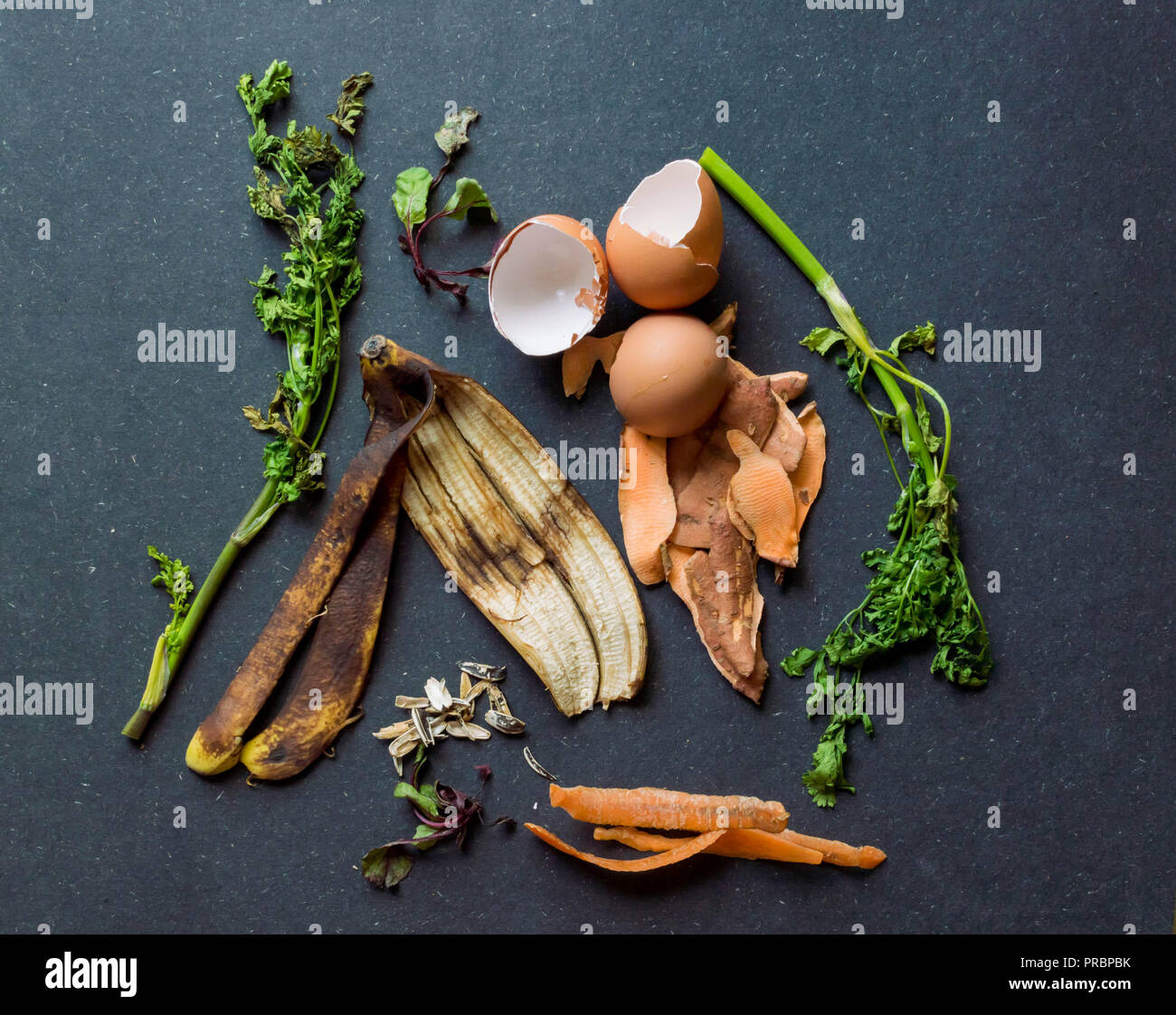 Food leftovers for compost Stock Photo Alamy