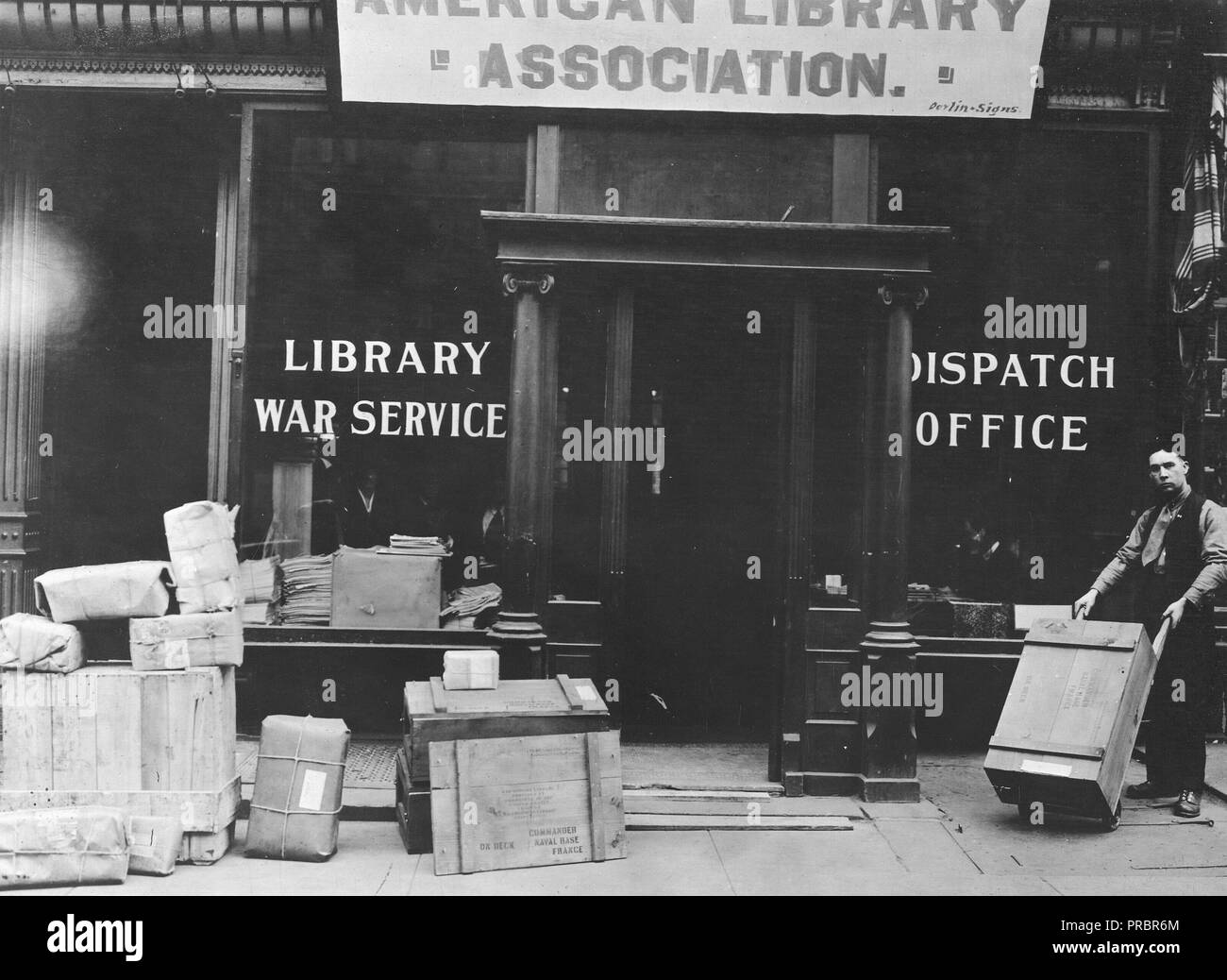 1918 - American Library Association - Dispatch - A.L.A. Dispatch Office,  Hoboken, N.J Stock Photo - Alamy