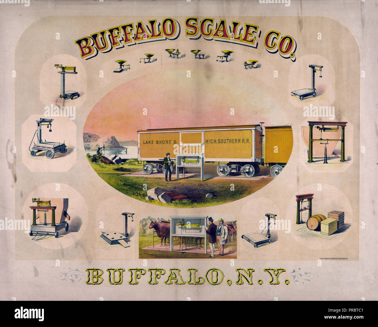 Buffalo scale company Stock Photo Alamy