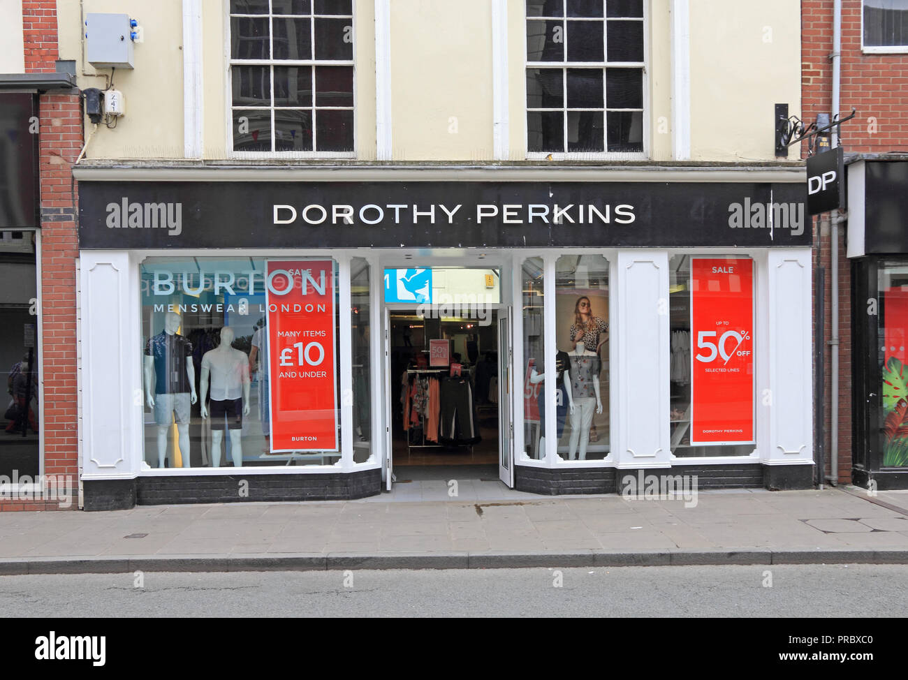 Dorothy Perkins store, Oswestry Stock Photo