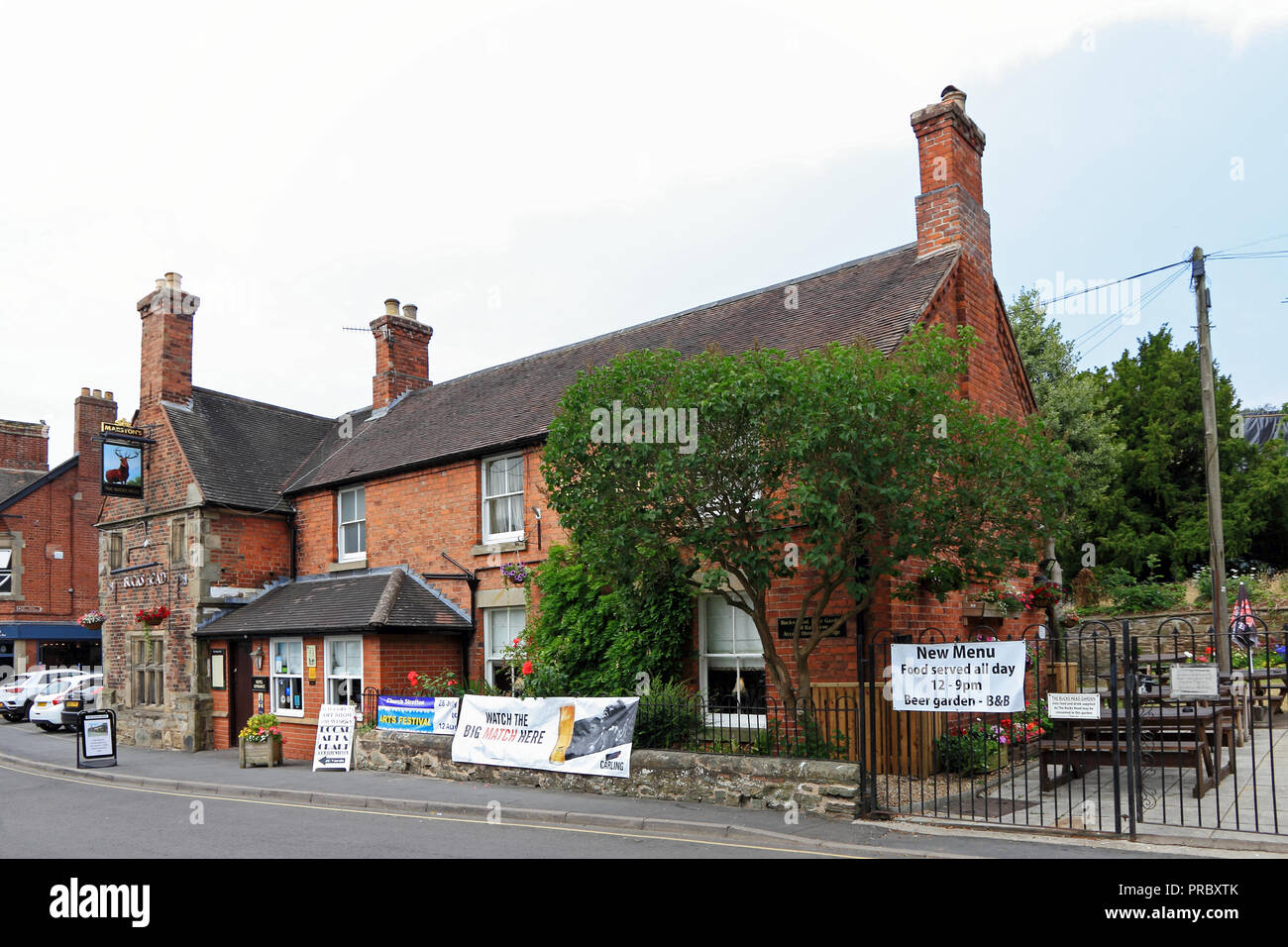 The Bucks Head pub, Church Stretton Stock Photo Alamy