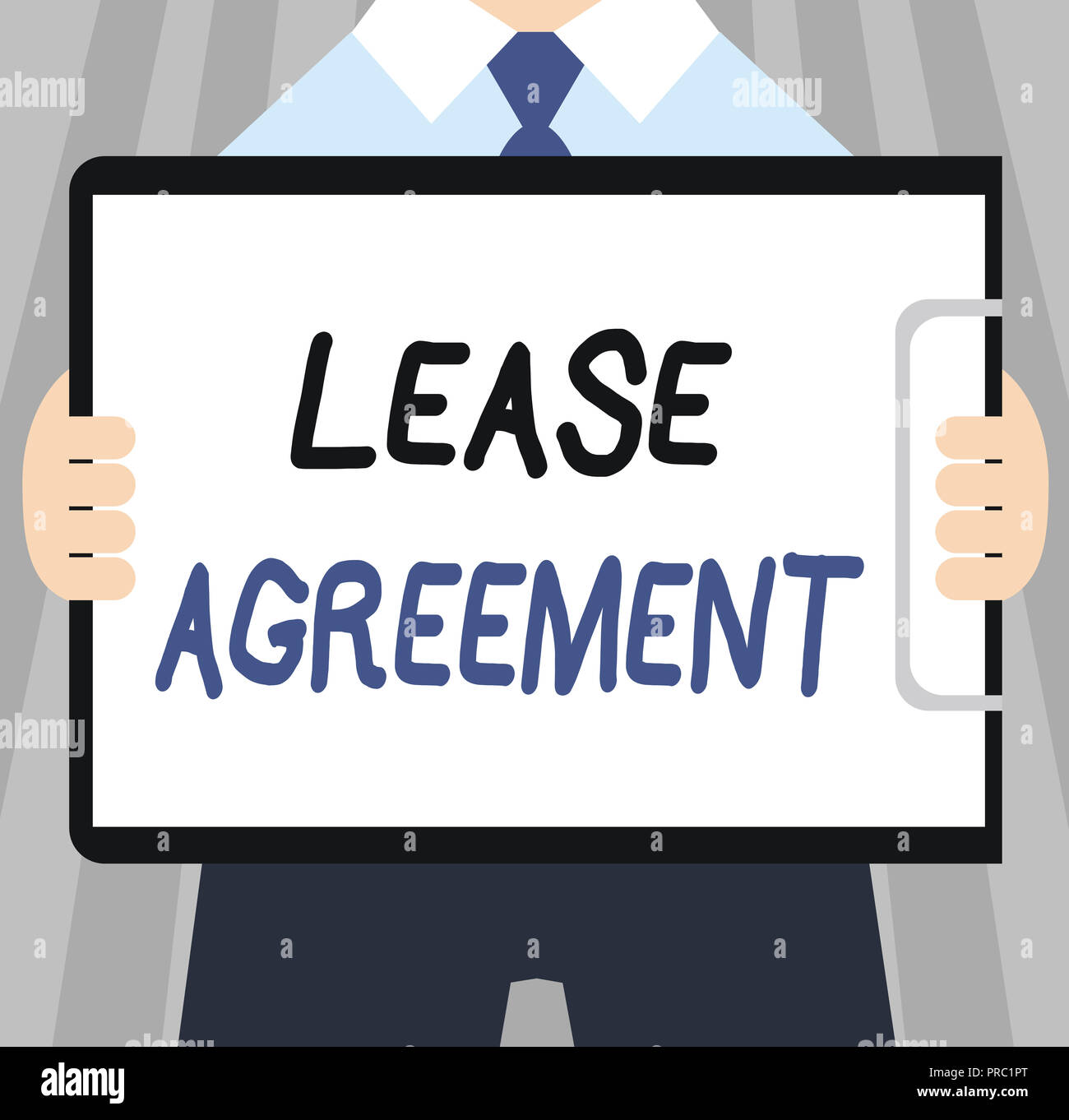 Word writing text Lease Agreement. Business concept for Contract