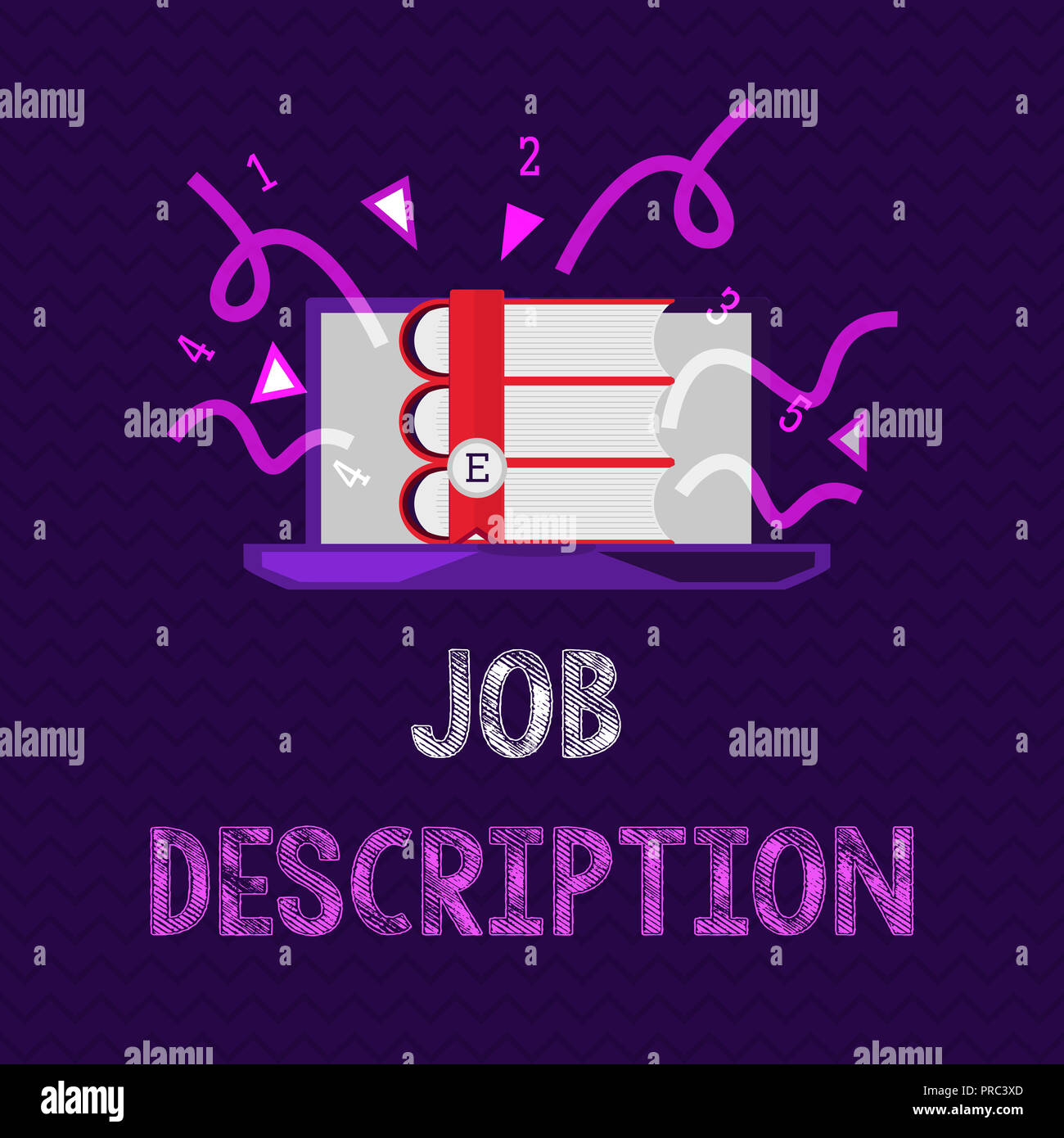 Handwriting text Job Description. Concept meaning A document that ...