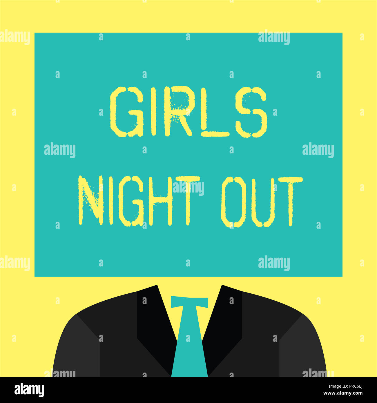 Text sign showing Girls Night Out. Conceptual photo Freedoms and free ...
