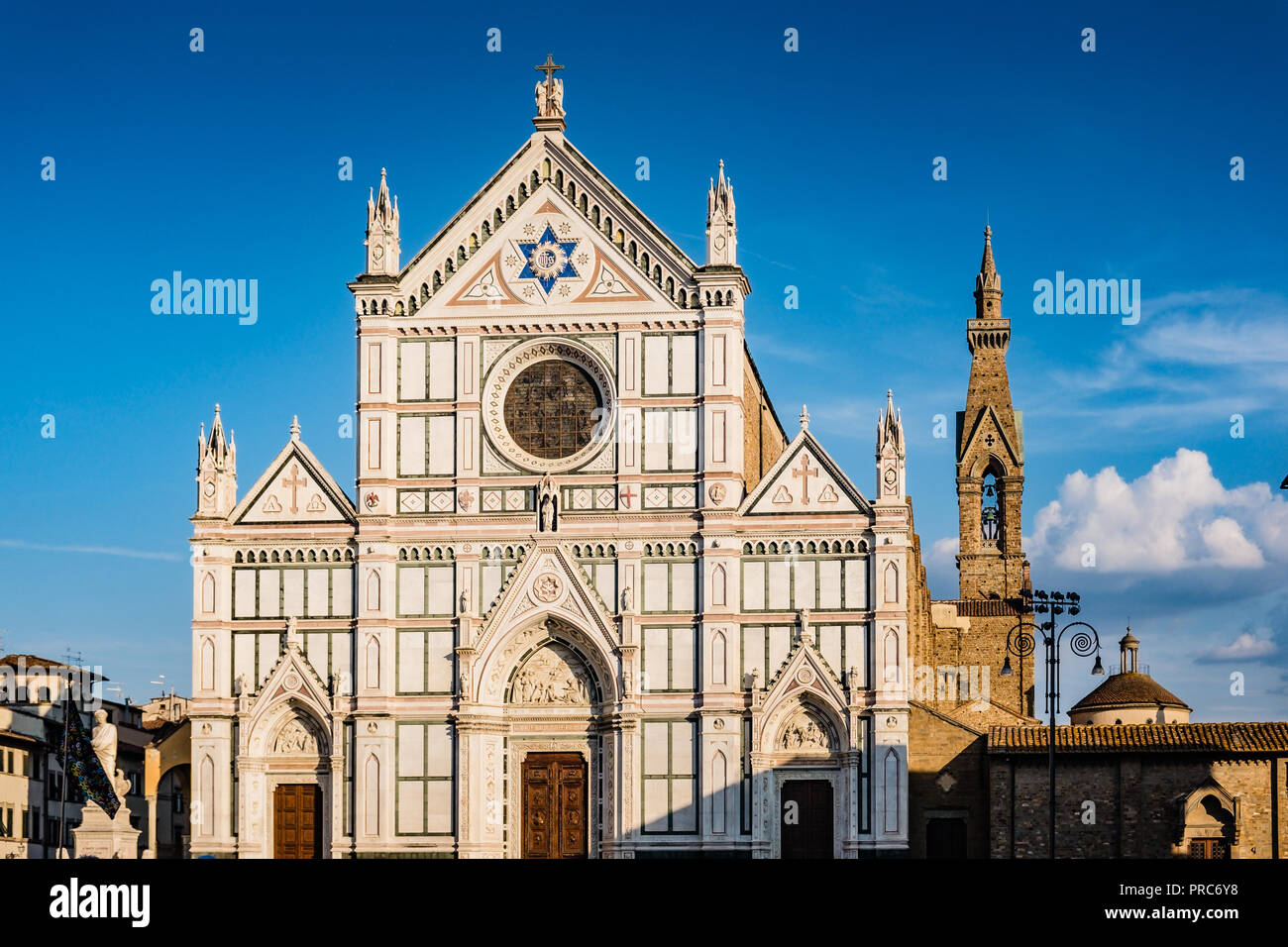 The Basilica di Santa Croce in Florence, Tuscany Stock Photo
