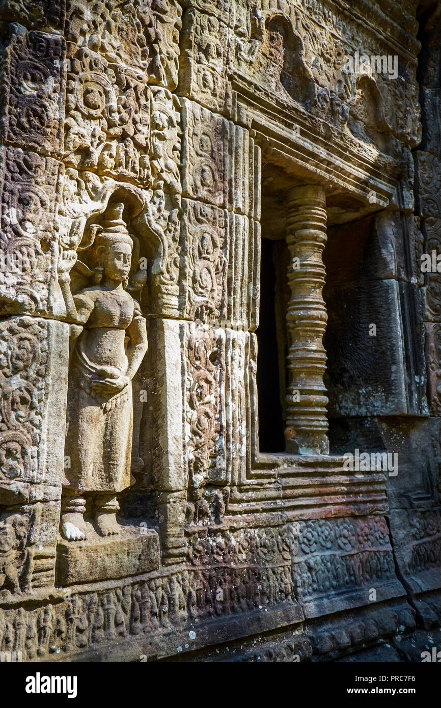 Angkor Wat Cambodia Hindu temple Stock Photo