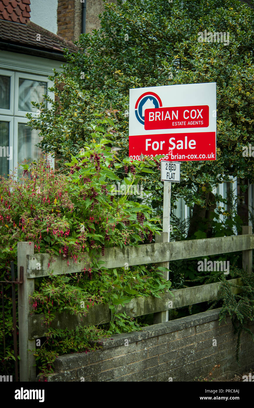 For sale and to let signs for Estate agent Brian Cox in Harrow London