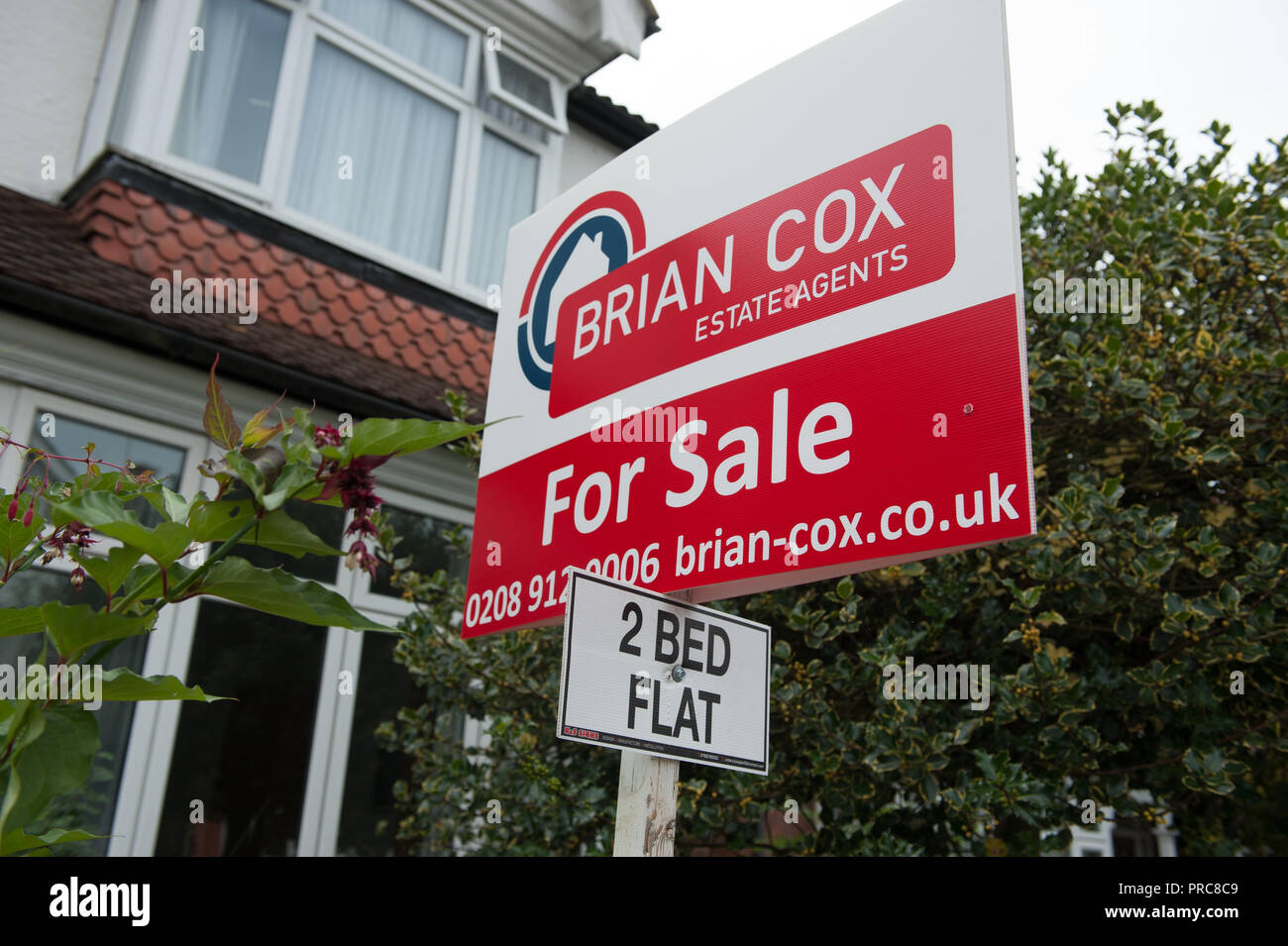 For sale and to let signs for Estate agent Brian Cox in Harrow London