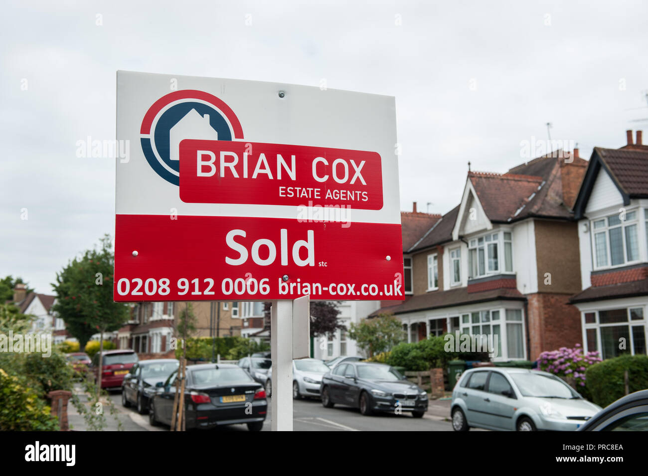 For sale and to let signs for Estate agent Brian Cox in Harrow London