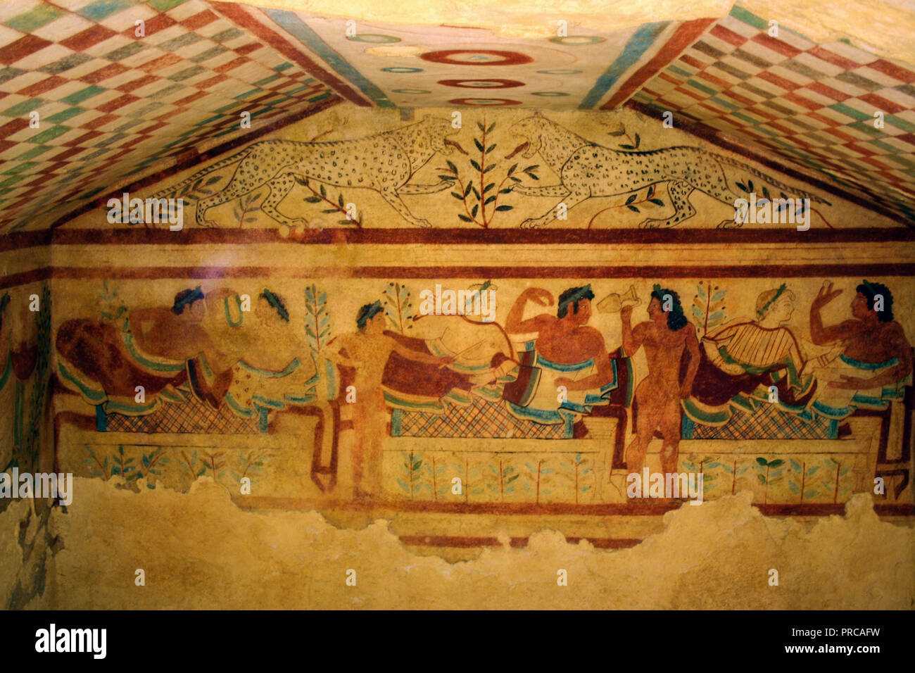 Tarquinia tomb interior hires stock photography and images Alamy