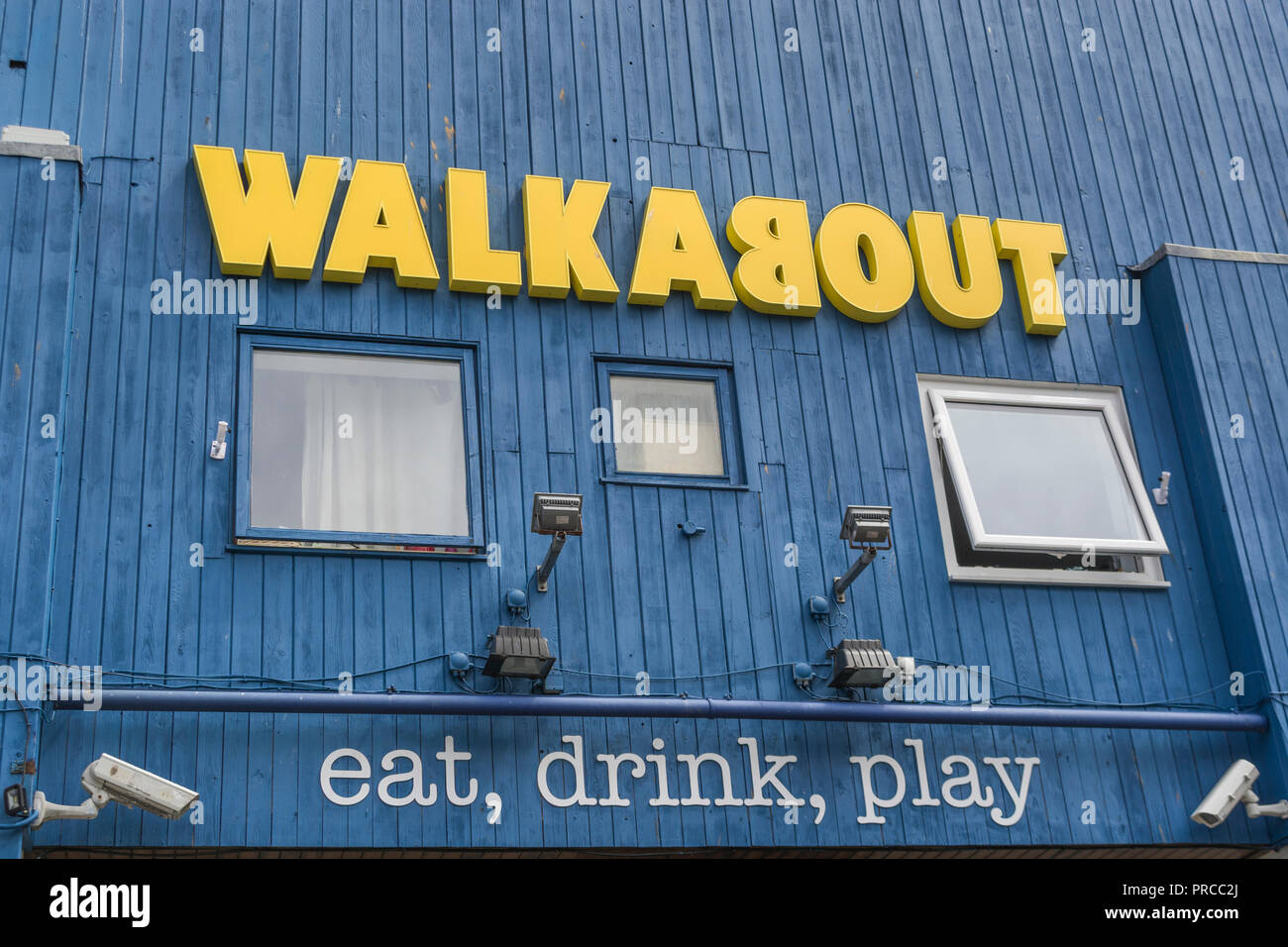 Scenes from around Newquay town centre, Cornwall. Stock Photo