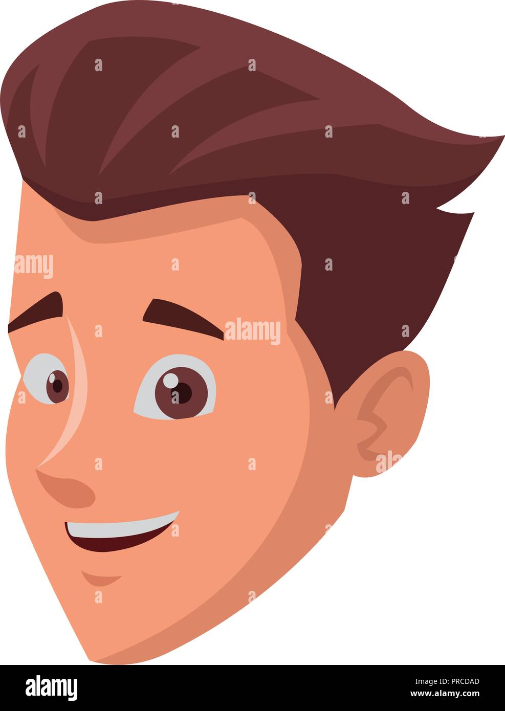 animated human face